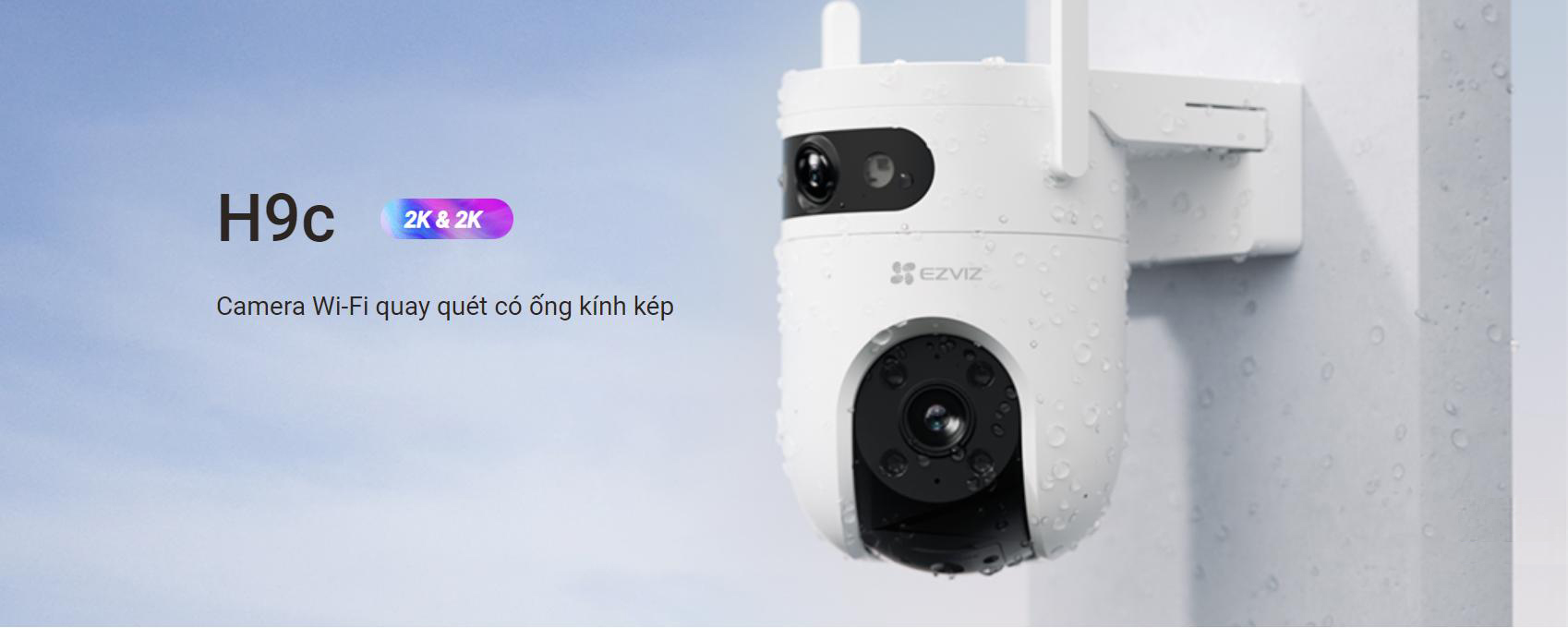 Camera Ezviz H9C tích hợp 2 ống kính cho 2 tầm nhìn độc lập