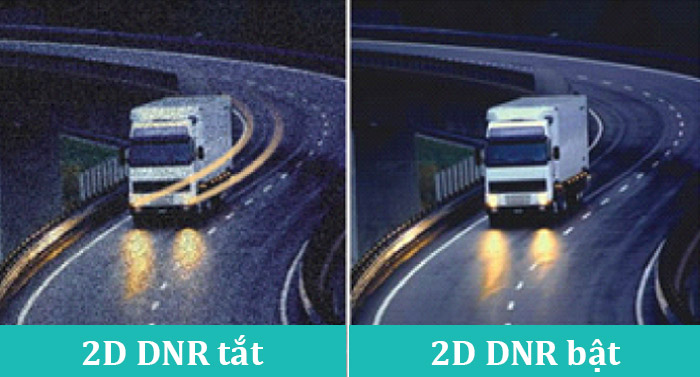 Sự khác nhau giữa công nghệ giảm nhiễu 2D-DNR và 3D-DNR là gì?