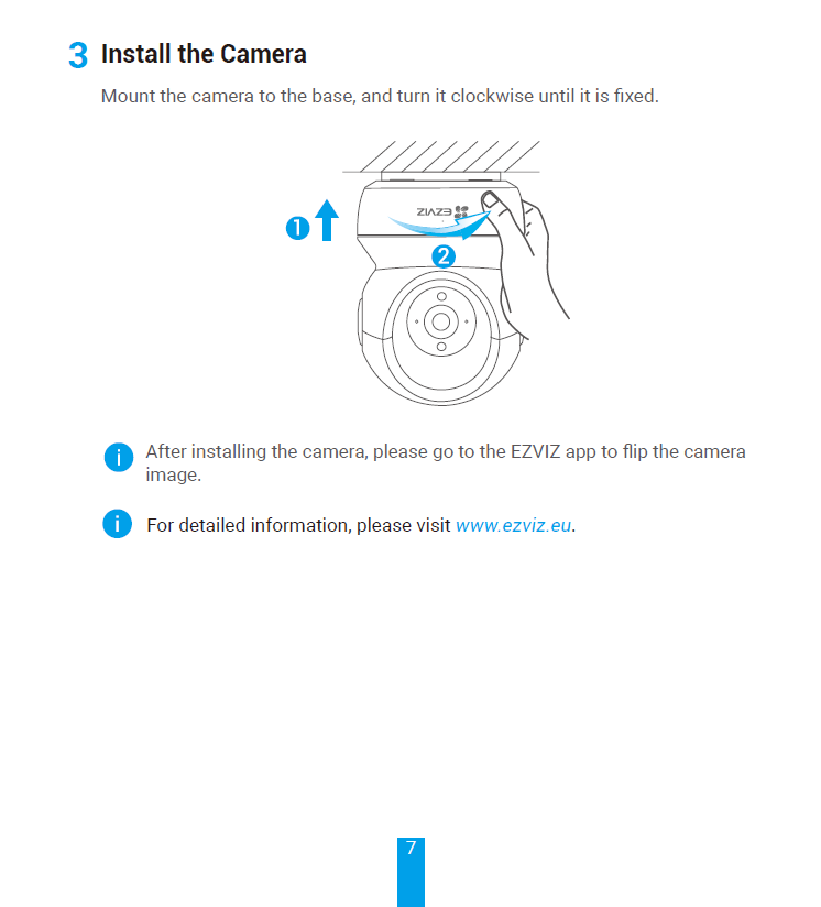 Camera Wifi thông minh EZVIZ C6N 1080P (CS-CV246-A0-1C2WFR)