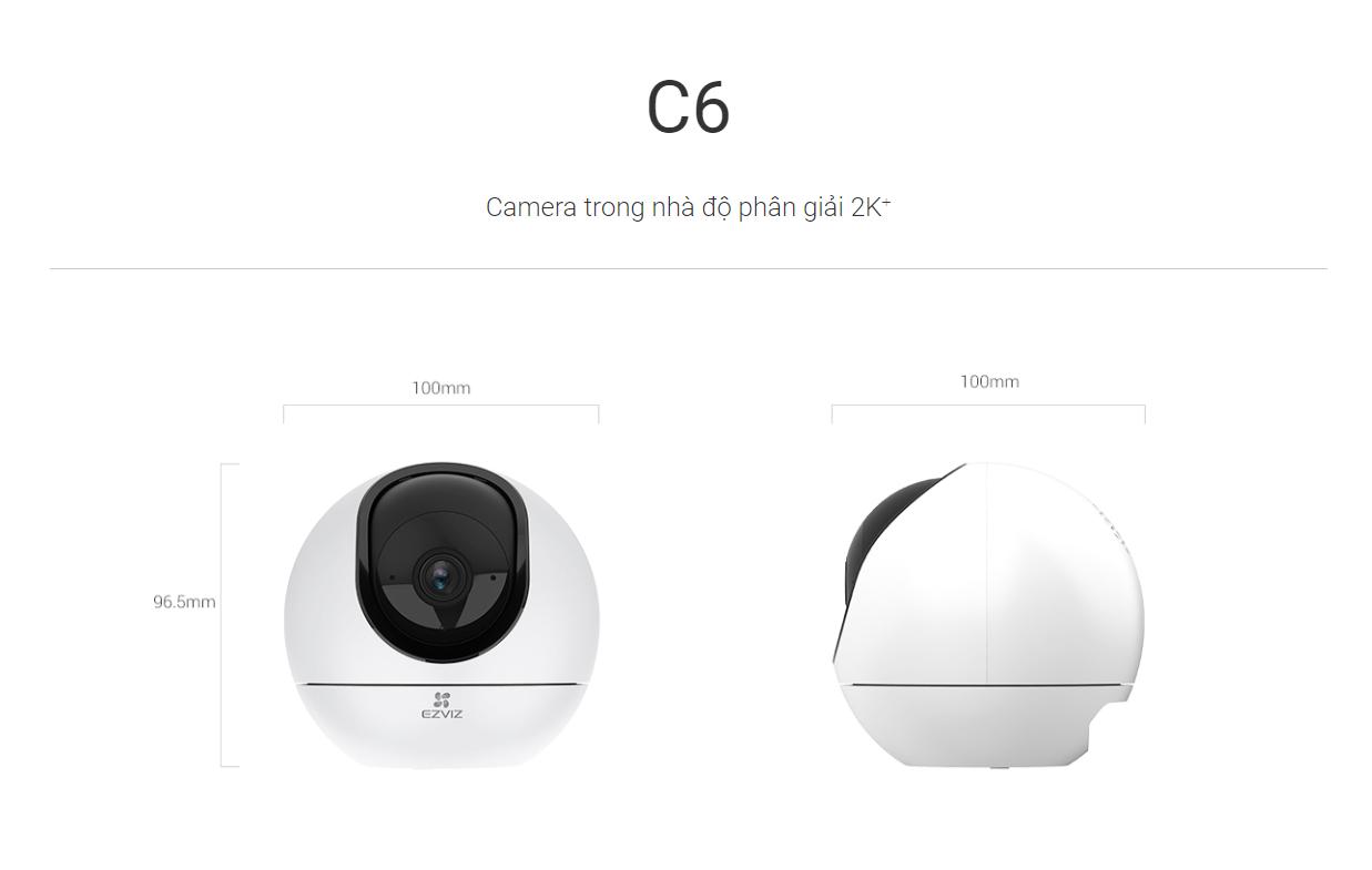 Camera Ezviz C6 độ phân giải 2K+ phiên bản cao cấp kết nối sóng wifi 5GHz