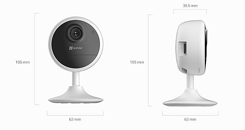 Camera Ezviz CB1 chạy bằng PIN hỗ trợ thẻ nhớ tới 512Gb