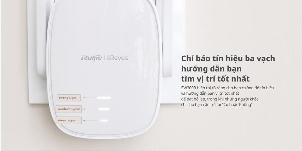 Bộ mở rộng Wi-Fi Ruijie RG-EW300R 300M