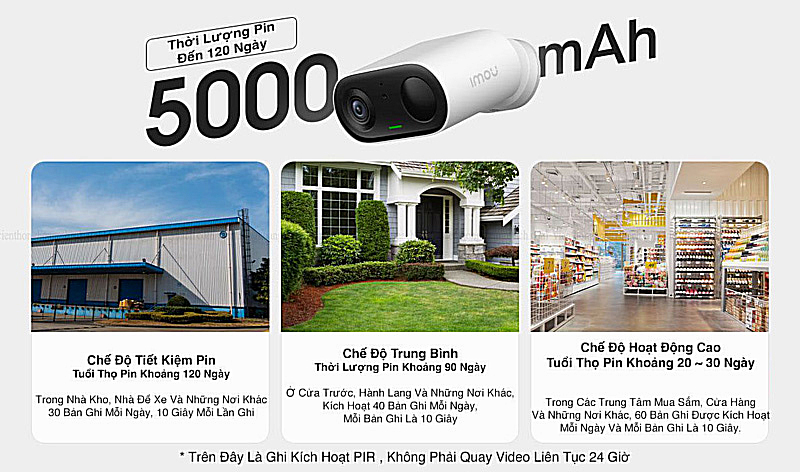 Camera imou chạy bằng PIN Cell Go IPC-B32P-V2 độ phân giải 2K