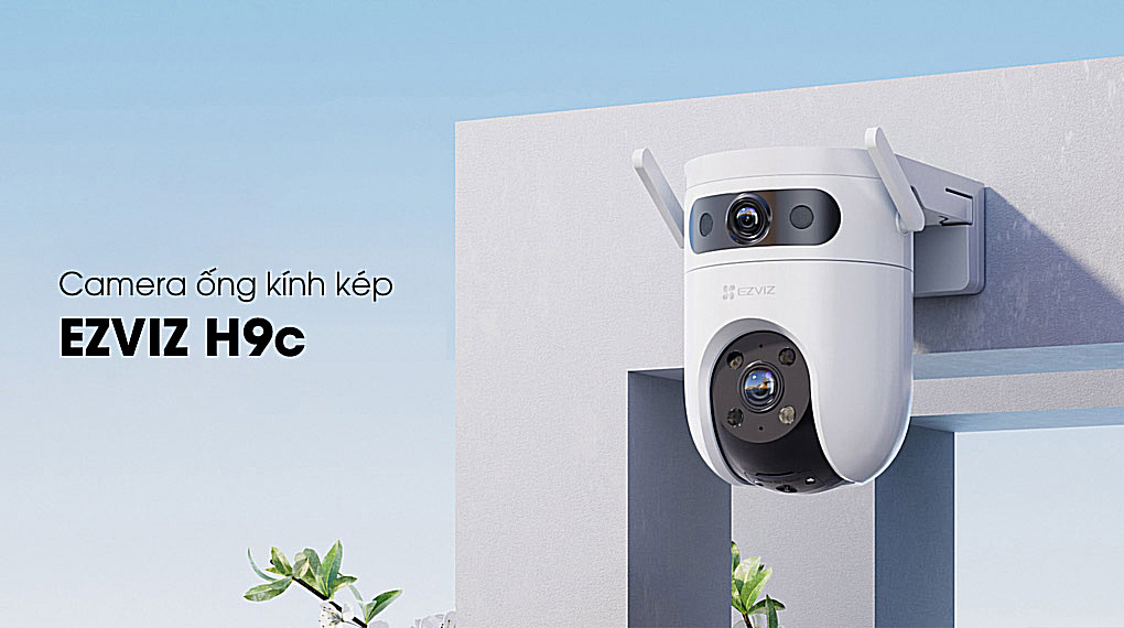 Camera Ezviz H9C tích hợp 2 ống kính cho 2 tầm nhìn độc lập