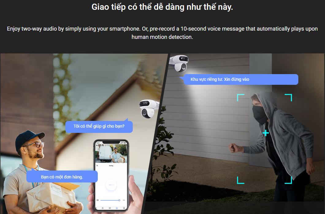 Camera Ezviz H90 ống kính kép 2 tầm nhìn độc lập cao cấp