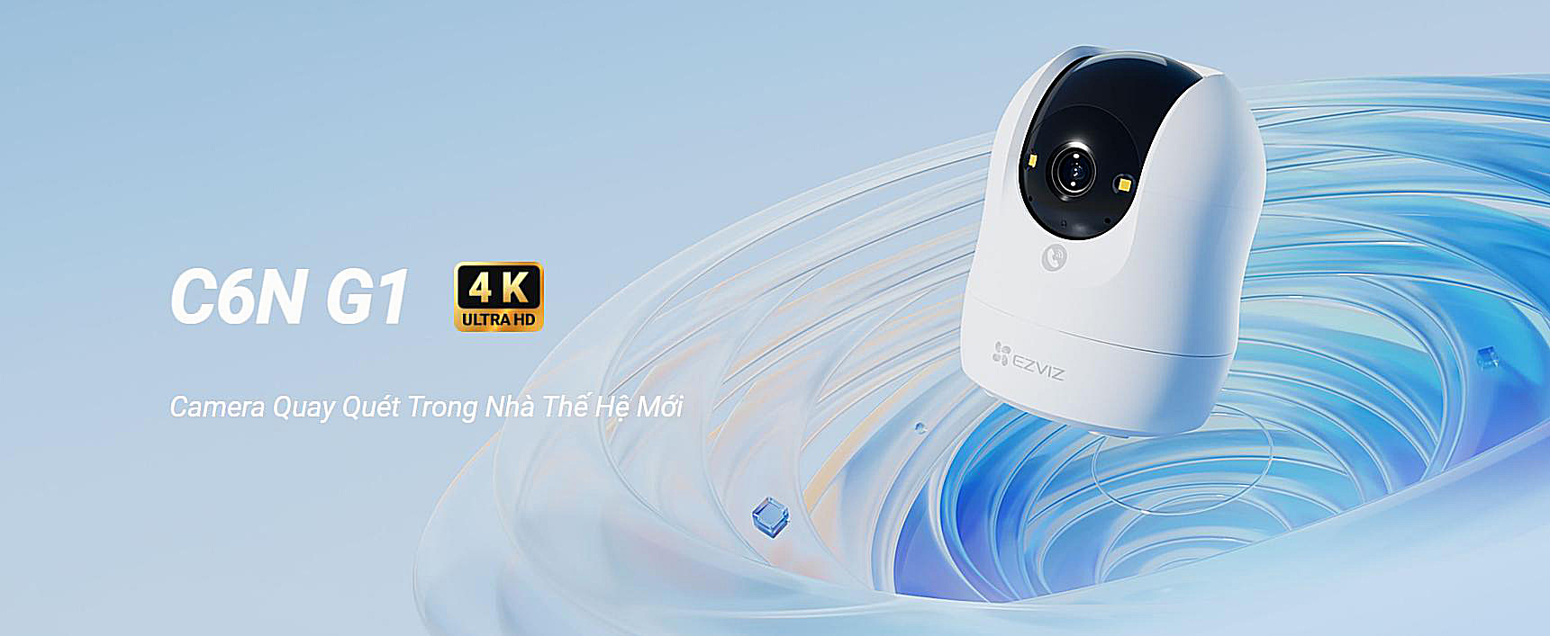 Camera Ezviz C6N G1 4K 8MP phát hiện chuyển động bằng AI
