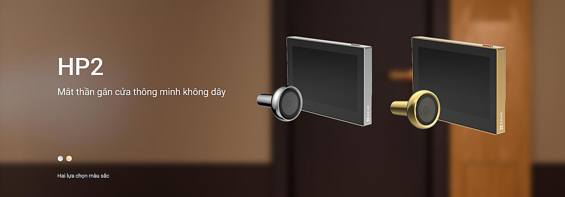 Camera Ezviz gắn cửa HP2 tích hợp màn hình bên trong chuyên dụng