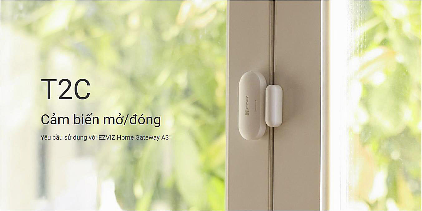 Cảm biến từ không dây Ezviz T2C, công nghệ sống ZIGBEE 3.0