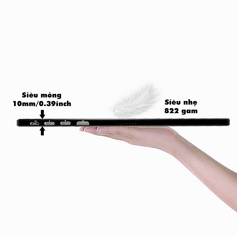 Màn Hình di động 15.6 Inch Cảm Ứng – Full HD, USB-C, Mỏng Nhẹ