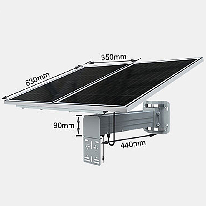 Tấm sạc điện mặt trời 60W 40AH tích hợp PIN