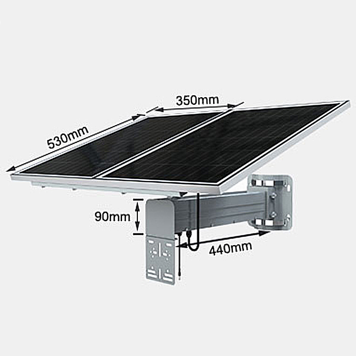 Tấm sạc điện mặt trời 80W 40AH tích hợp PIN
