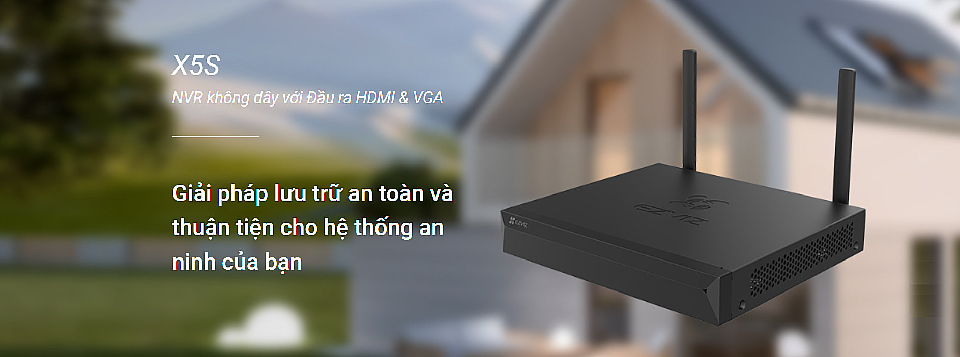 Đầu ghi hình camera Wifi EZVIZ CS-X5S-8W 8 kênh