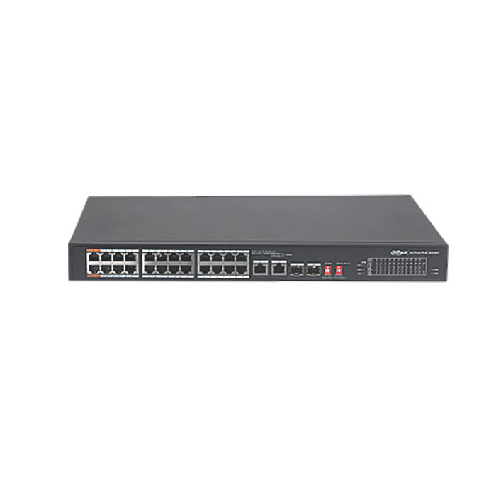 Switch PoE Dahua DH-PFS3226-24ET-240 2 cổng Uplink + 2 cổng quang