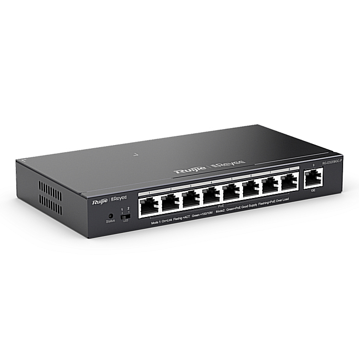 Switch POE Ruijie 9 cổng RG-ES209GC-P tốc độ Gigabit