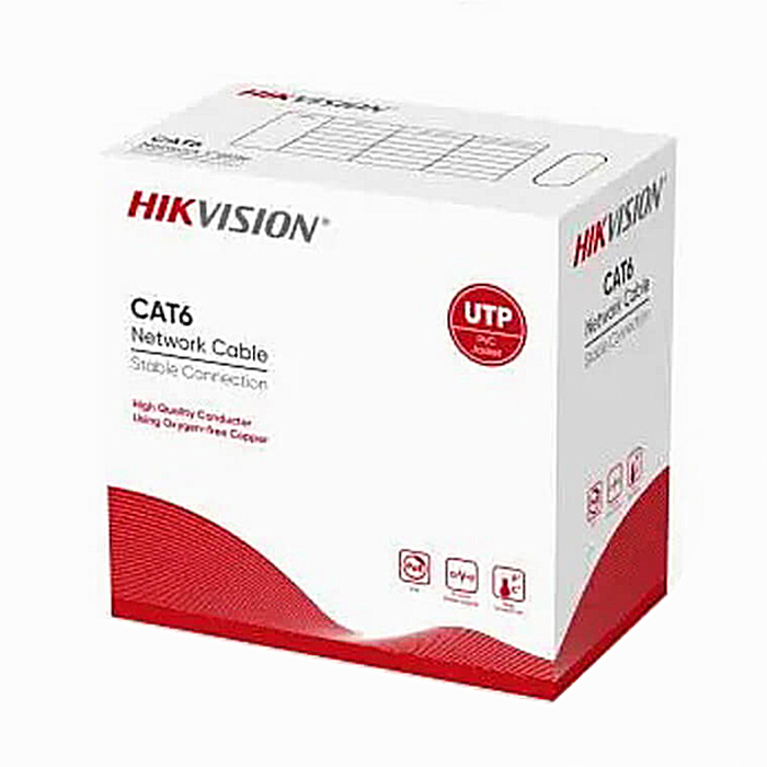 Cáp mạng CAT6 U/UTP hikvision DS-1LN6UZC0 đồng nguyên chất