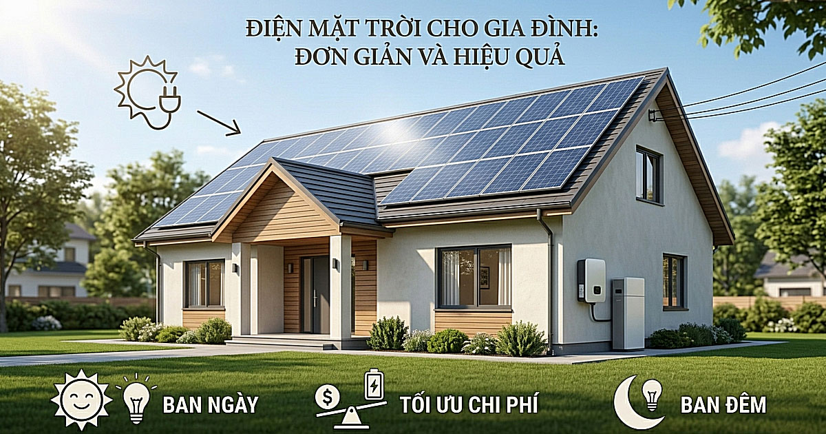 Lắp Điện Mặt Trời: Cắt Giảm Chi Phí, Tự Chủ Nguồn Điện
